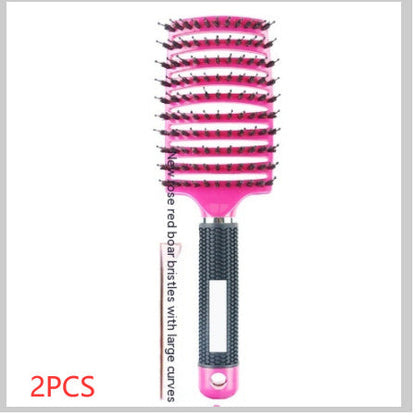 Big Curved Comb Bristle Massage Comb Eight Claws El Pazar