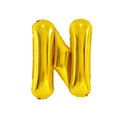 English Letter Aluminum Balloon Birthday Party Wedding Celebration Decoration El Pazar