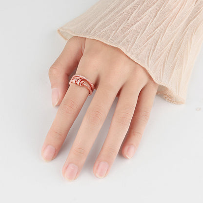 S925 Sterling Silver Rotating Ring Women's Fashion Personality El Pazar