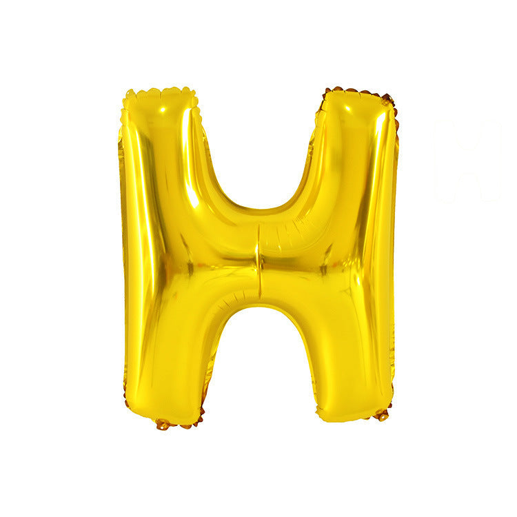 English Letter Aluminum Balloon Birthday Party Wedding Celebration Decoration El Pazar