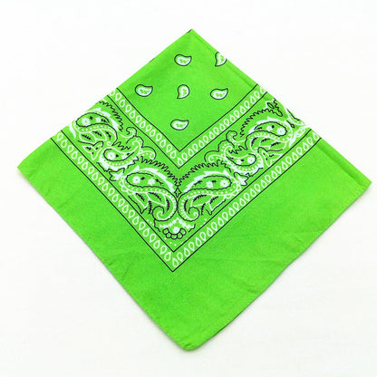 55 cm Polyester Turban Cashew Square Scarf El Pazar