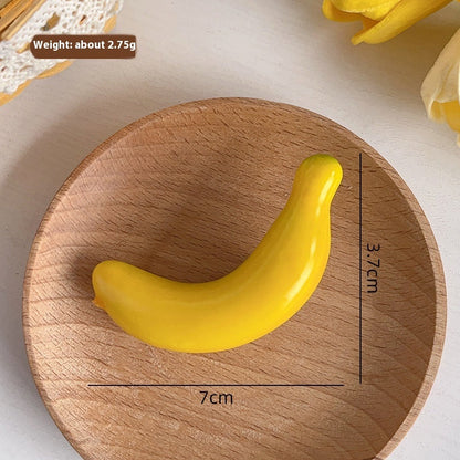 Simulation Cartoon Fruit Barrettes El Pazar