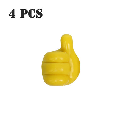 Multifunctional Clip Holder Thumb Hooks Wire Organizer Wall Hooks Hanger Strong Wall Storage Holder For Kitchen Bathroom El Pazar