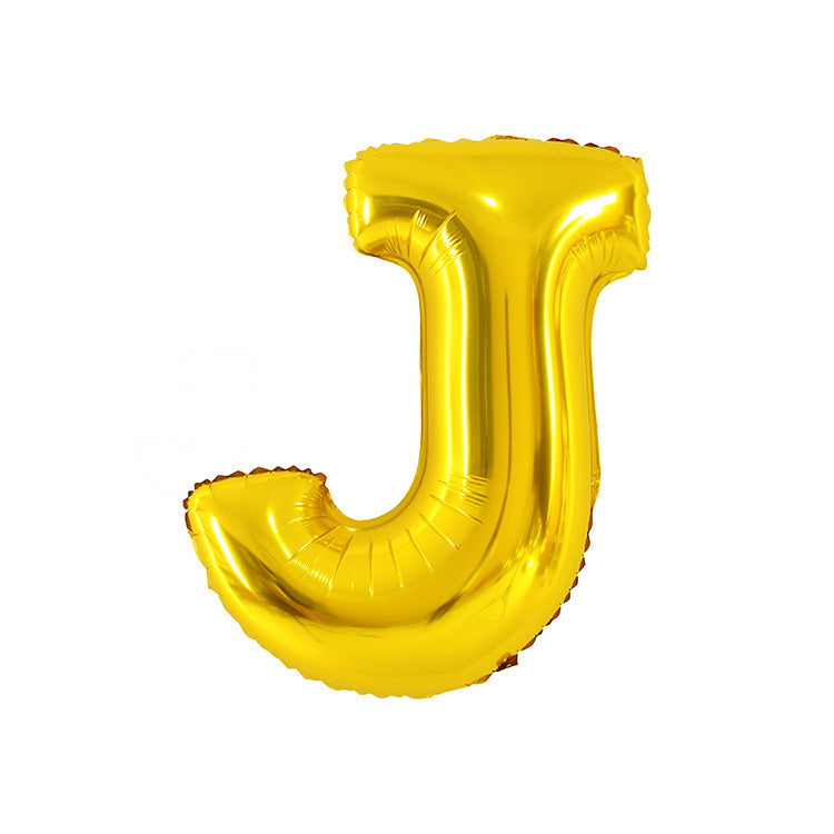 English Letter Aluminum Balloon Birthday Party Wedding Celebration Decoration El Pazar