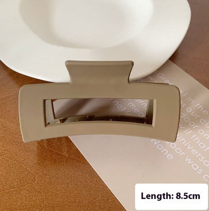 Women's Simple And Versatile Solid Color Grip Clip El Pazar