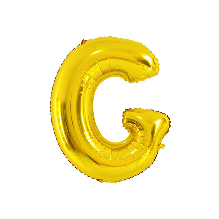 English Letter Aluminum Balloon Birthday Party Wedding Celebration Decoration El Pazar