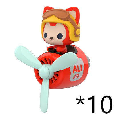 Cartoon Cute Creative Little Black Bear Car Air Outlet Aromatherapy El Pazar